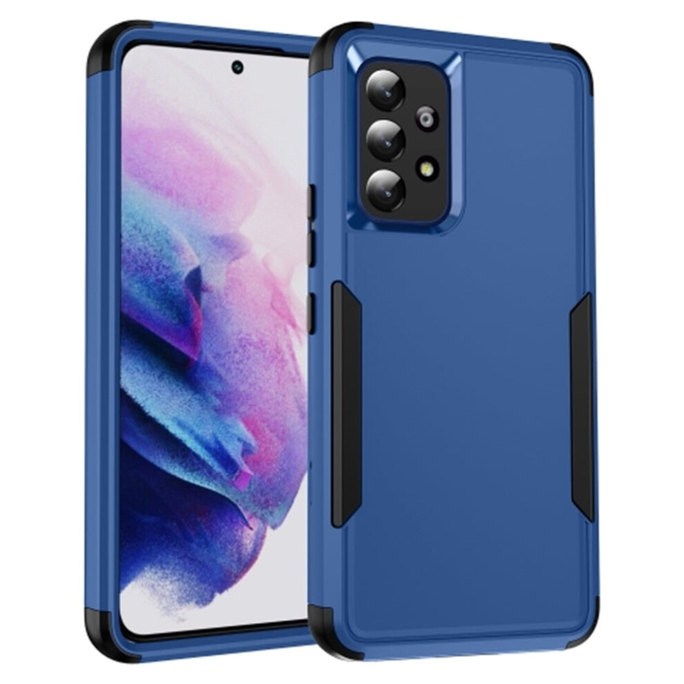 Heavy Duty 3-Layer Bumper Case Compatible With Samsung Galaxy A53 5G 6.5", Shockproof & Dropproof, + Blue/Black 9485826648611