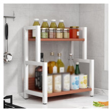 Multi-Tier Spice Rack 2 Tier Kitchen Storage Shelf Standing Seasoning Rack for Countertop Kitchen Dining Rooms