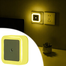 Veilleuse LED avec capteur automatique, lumière chaude 3000K, 1 pièce