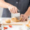 Kitchen Cleaver Multi-Purpose High-Carbon Steel 1 Piece 5