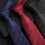 3pcs Classic Men's Polyester Tie Set with Jacquard Pattern in Red + Blue + Black Striped Solid Business Ties 1