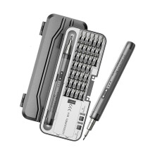 46 in 1 Electric Screwdriver Set with Magnetic Bits Rechargeable Torque Power Screwdriver Kit for Phone Glasses Watch
