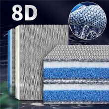 8D Aquarium Filter Media 8 Layer Filter Pads Bio Sponge Foam for Fish Tank Pond