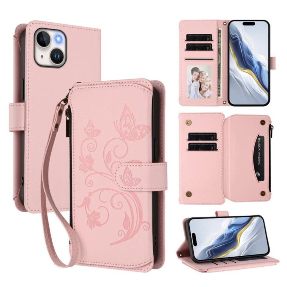 Magnetic Clasp Flip Stand Case For Iphone 13 Mini Â Pink 9165521168095