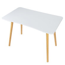 Computer Desk, PC Writing Study Table, Modern Simple Office Desk Workstation for Bedroom Living Room in White