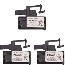 3pcs A98L-0031-0026 3V 1750mAh PLC Battery for FANUC A02B-0309-K102 PN FANUC A98L-0031-0026