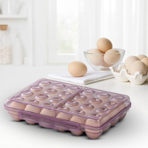 Stackable Food Storage Box – Space-Saving Kitchen & Fridge Organizer for Snacks & Leftovers, Compatible with Standard Racks 2