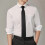 3pcs Classic Men's Polyester Tie Set with Jacquard Pattern in Red + Blue + Black Striped Solid Business Ties 2