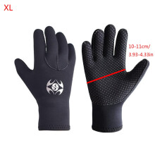 3mm Neoprene Diving Gloves – Elastic, Warm, Anti-Slip, Glue Blind Stitched, Flexible Grip for Surf, Kayak, Snorkel, Canoe & Watersports; Unisex