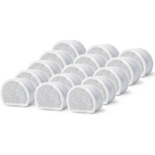 15 Count Replacement Carbon Filters Compatible with PetSafe Drinkwell Filters, Pet Water Fountain Replacement Cartridges for Dog and Cat Fountain.