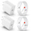 20W PD USB-C Wandladegerät, 2er-Pack mit 1,8 m und 3 m Kabel 1