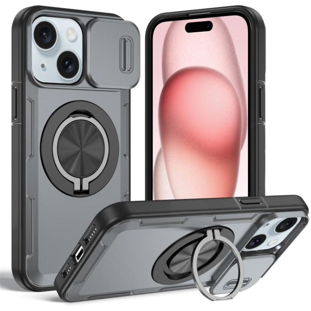 Iphone 15 Case With Rotating Metal Stand And Magsafe Â 9130661428248
