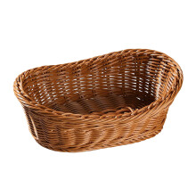 2026 New Arrival Fruit Plates Set Rattan Small Plate Dessert Rattan Living Room Household Tray Bread Storage Basket