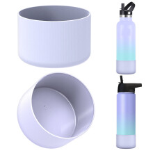 Lot de 2 manchons en silicone pour bouteille IRONFLASK à large ou petit goulot (350 à 700 ml), couleur gris anthracite