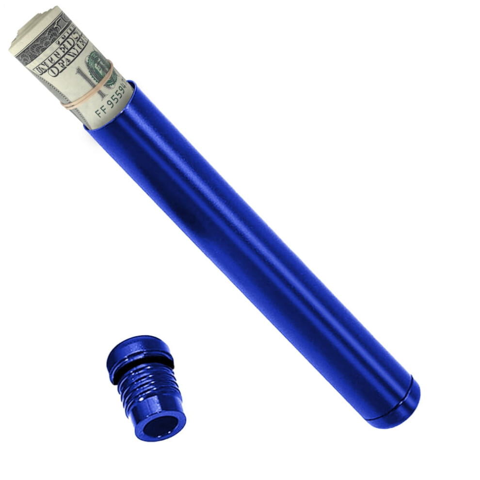 Portable Waterproof Metal Travel Storage Tube â Pill Case & Organizer for Camping, Hiking, Picnic, Commuting â Compatible with Small Bags