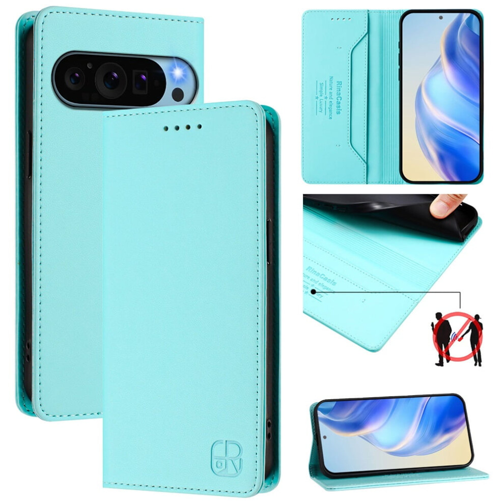Wallet Case For Google Pixel 9 Pro Xl 6.8" Mint Green 9065194866710