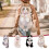 Ragdoll-Katzen-Plüschrucksack, grau, 50 cm 1