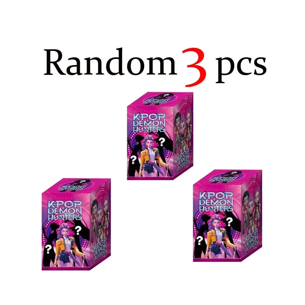 Photos - Other Toys 6pcs/Set Kpop Demon Team Figure Toy Cartoon Rumi/Mira/Zoey Action Figure PVC Desktop Decoration ModelDollToyF(Random 3 pcs)