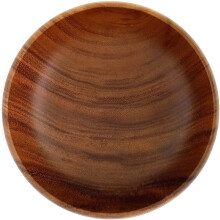 Saladier en bois d'acacia naturel, bol de service en bois de qualité supérieure, fabriqué artisanalement, coupe à fruits, cadeau idéal pour les