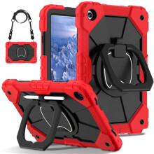 Samsung Galaxy Tab A11 Heavy Duty Schokbestendige Hoes Rood