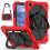 Capa resistente a impactos para Samsung Galaxy Tab A11+ vermelha 1