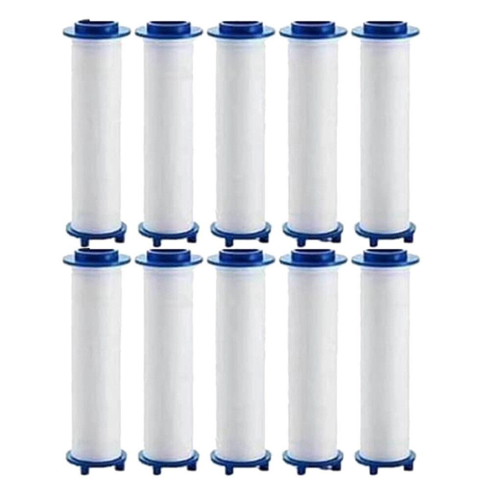 Shower Head Filter (10-Pack) - High Pressure Filtered Showerhead With Pp Cotton Cartridge, Universal Fit For Detachable & Handheld Shower Heads 9170372157297