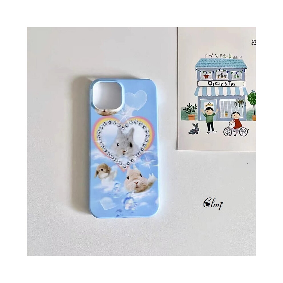 Rabbit Heart Silicone Phone Case For Iphone 11Â13 Pro, 919886067802