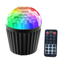 RGB LED stroboskopické svetlo napájané z USB, aktivované zvukom 1 ks