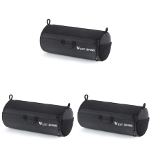 Conjunto de 3 Bolsas para Bicicleta WEST BIKING, Bolsa de Guidão de 1L, Bolsa Frontal Multifuncional para Bicicletas de Montanha e Estrada.
