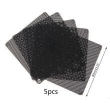 80mm Dust Filter for Computer Cooler Fan [5 Packs ] PC Fan Frame Dust Mesh