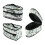 Steamer Oganizer Green Leaf Pattern Universal for Most Irons Compatible with Full-Size Irons and Accessories, Case Only 1