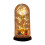 Lampe rose en verre, veilleuse LED multicolore 1