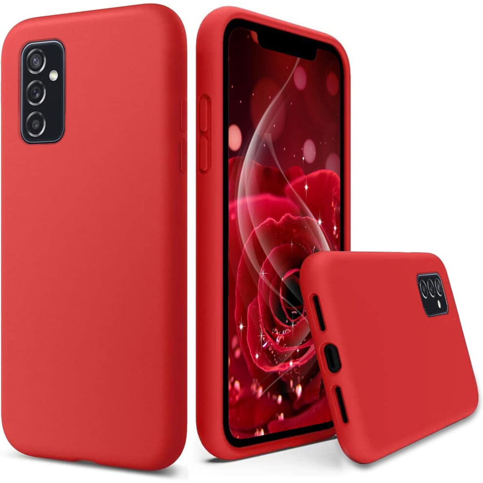 Soft Slim Silicone Case For Compatible With Samsung Galaxy A25 Â Anti-Scratch, Shockproof, Microfiber Lining, Red 9405492284609