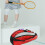 2Stk Robust Wasserfeste Badmintontasche Mit Belüftung Dunkelrot 4