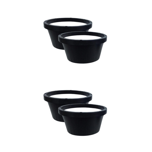 4Pièces Cache-Haut-Parleur Auto Noir ABS Résistant Étanche Pratique 2