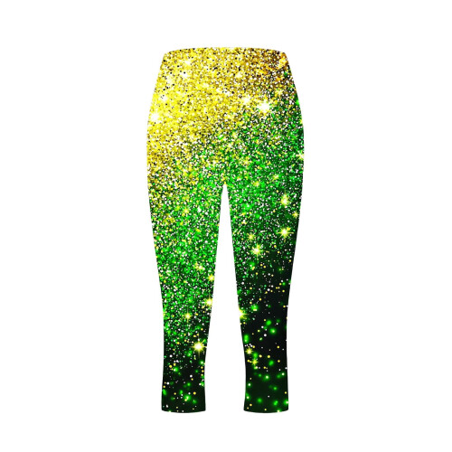 Women's Stretch High-Waisted Shamrock Leggings 2