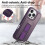 Purple MagSafe Case with Belt Clip for iPhone 16 Pro Max 5
