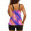 Γυναικείο μαγιό Tankini Plus Size, δύο τεμαχίων, με αέρινο τοπ και 3