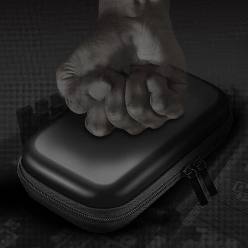 2Pcs Mobile Hard Disk Bags EVA Hard Case for Electronics Waterproof Use 2