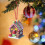Christmas House Ornament 3D Gingerbread Shape 1 Piece 2
