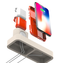 2Stk Weißes Lade-Dock Mit Mehrfachschnittstellen