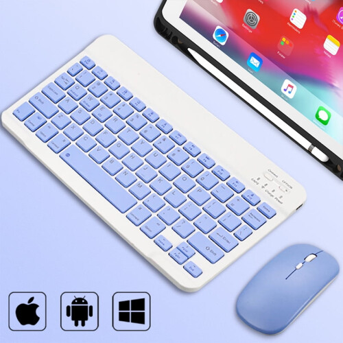 Bluetooth Wireless Keyboard Universal Mobile Phone Tablet Keyboard And Mouse Mini Bluetooth Keyboard compatible with Ipad Keyboard Accessories 1