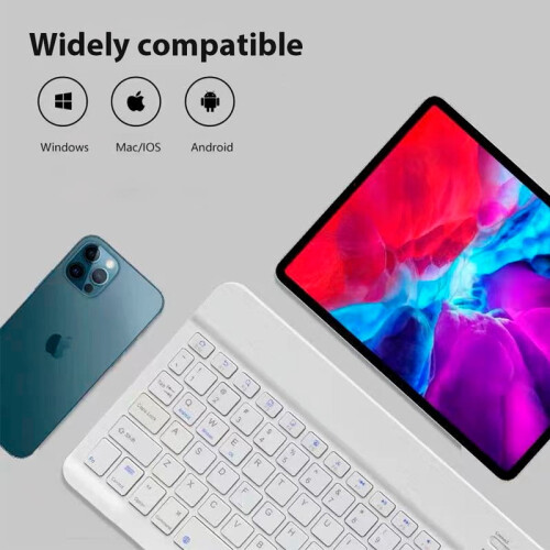 Bluetooth Wireless Keyboard Universal Mobile Phone Tablet Keyboard And Mouse Mini Bluetooth Keyboard compatible with Ipad Keyboard Accessories 2
