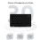 Bluetooth Wireless Keyboard Universal Mobile Phone Tablet Keyboard And Mouse Mini Bluetooth Keyboard compatible with Ipad Keyboard Accessories 7
