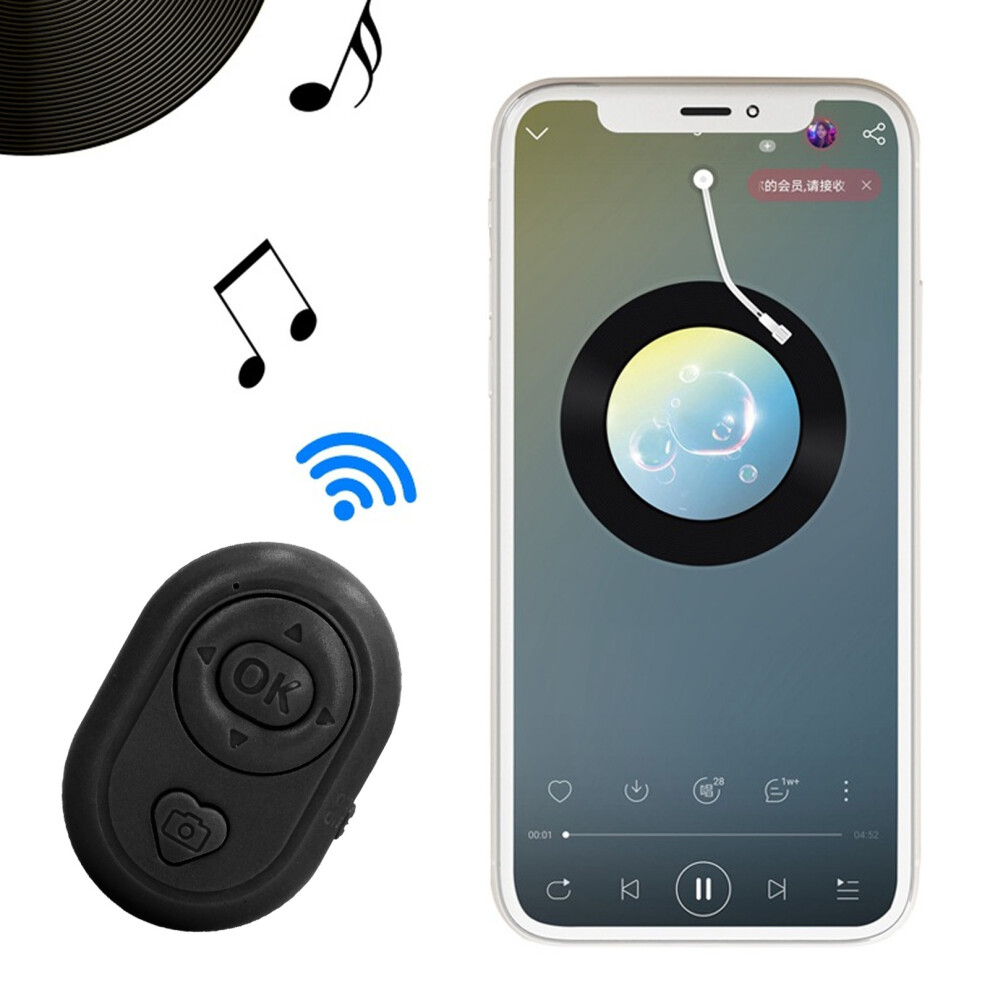 Wireless Bluetooth 4.0 Remote Shutter For Camera, 80Mah, Black 7621387206378
