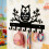 Owl Metal Wall Hook Rack Decorative Hanger 5 Hooks 2