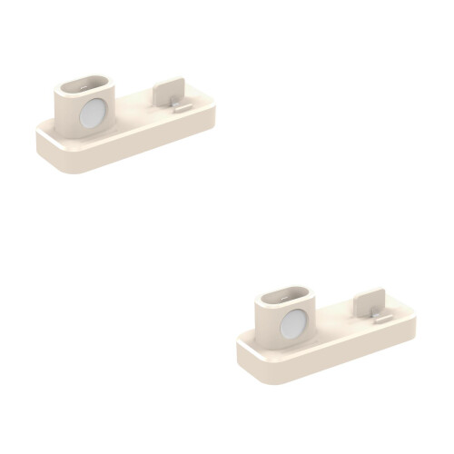 2Stk Weißes Lade-Dock Mit Mehrfachschnittstellen 2