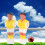 Plastic tabletop football player assorted colors tournament 5