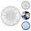 2Pcs Durable Non-Stick Silicone Clock Mold for DIY Epoxy Crafting 3