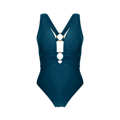Damen-Einteiler mit gepolsterten Cups, Netzgewebe, 2